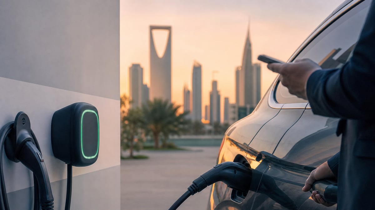 تركيب أكثر من 10 آلاف شاحن للمركبات الكهربائية في السعودية منذ 2022