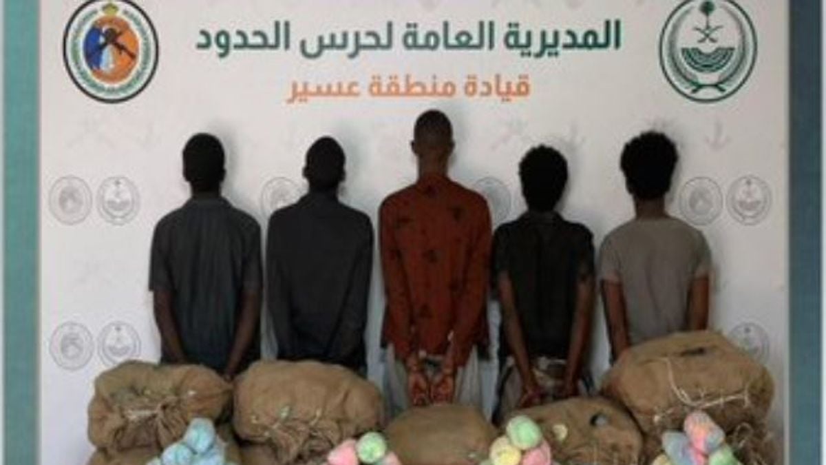 القبض على 5 مخالفين إثيوبيين لتهريبهم 160 كيلوجرامًا من القات بعسير
