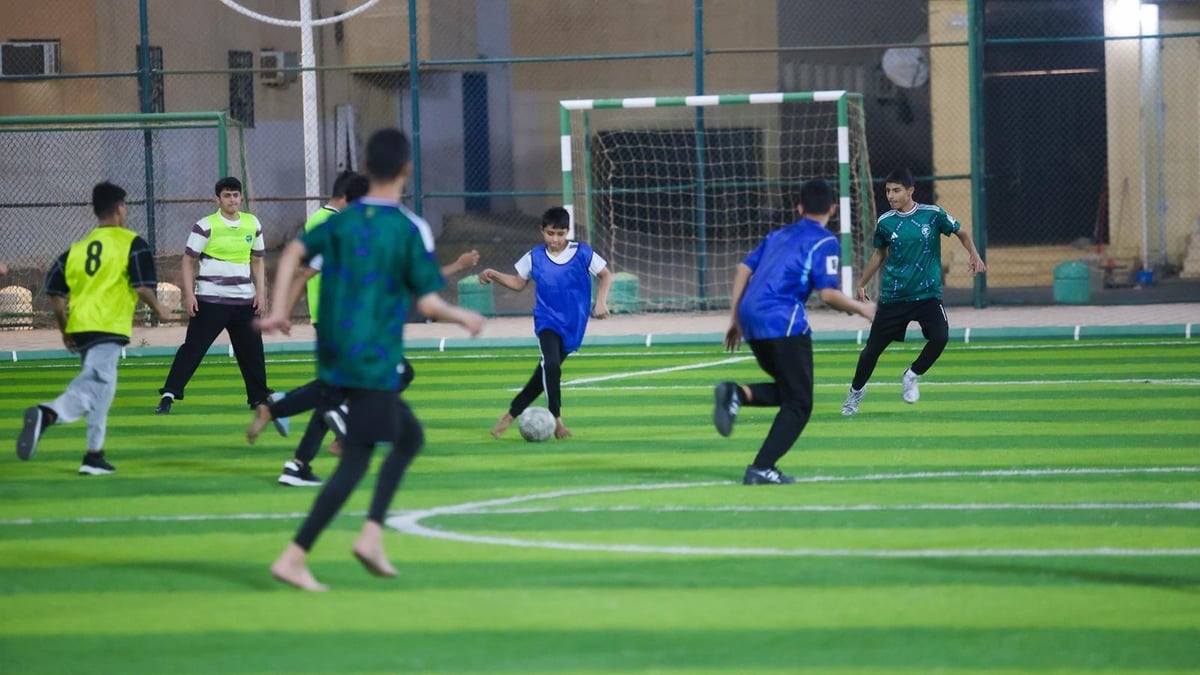 ملاعب طريف الرياضية تجذب الشباب وتعزز جودة الحياة خلال الصيف