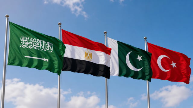 بيان «سعودي مصري باكستاني تركي»: دعم ثابت لسيادة المملكة ووحدة أراضيها وأمنها
