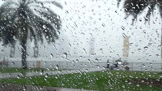 هطول أمطار غزيرة على عدة محافظات في منطقة جازان