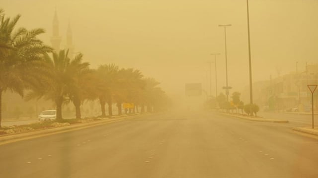 "الإقليمي العواصف" يسجل 77 ساعة غبارية في الإقليم أمس