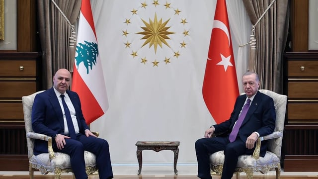 أردوغان يؤكد استعداد تركيا لدعم سيادة لبنان وإعادة إعماره