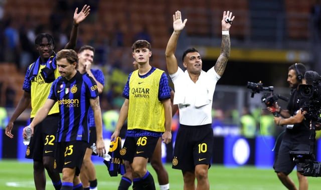 إنتر ميلان يستهل حملة الدفاع عن لقب الدوري الإيطالي برباعية في شباك مونزا