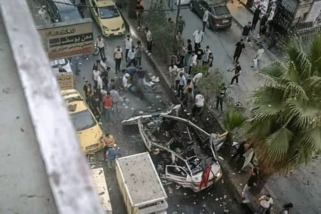 حافلة نقل عام.. تفاصيل جديدة عن انفجار جرمانا بريف دمشق
