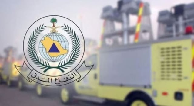 الدفاع المدني بحفر الباطن يخمد حريقًا في محال تجارية بحي فليج