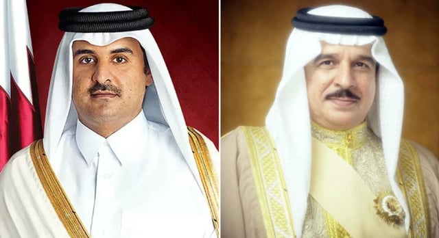 ملك البحرين يبحث هاتفيًا مع أمير قطر آخر التطورات الإقليمية والدولية