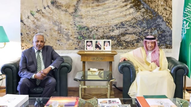 نائب وزير الخارجية يستقبل سفير السودان لدى المملكة ويستعرضان العلاقات الثنائية