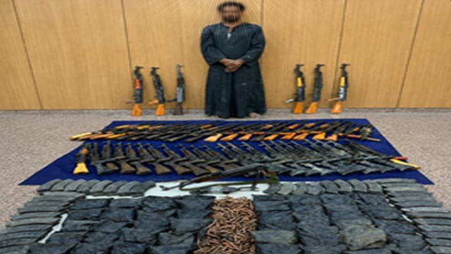 الشرطة المصرية تضبط أكبر شحنة أسلحة وذخيرة غير مرخصة في محافظة سوهاج