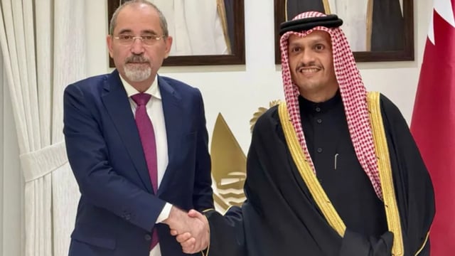 وزيرا خارجية الأردن وقطر يبحثان جهود خفض التصعيد وتعزيز الاستقرار في المنطقة