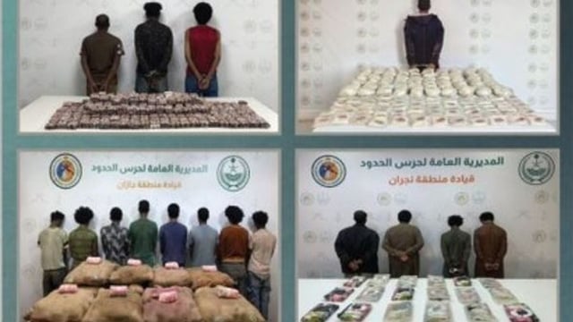 إحباط تهريب أكثر من 3.5 مليون قرص مخدر و2.8 طن من الحشيش والقات في عدة مناطق
