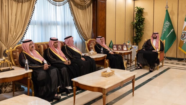 وزير الحرس الوطني يستقبل عددًا من أمراء الأفواج بالقطاع الغربي