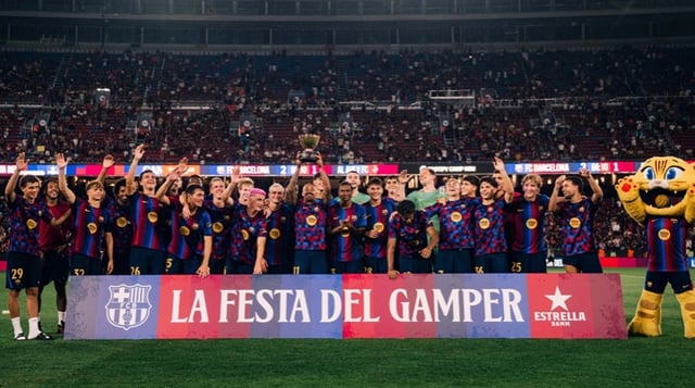 برشلونة يكسب الأهلي المصري بثنائية ويُتوّج بكأس جوان غامبر