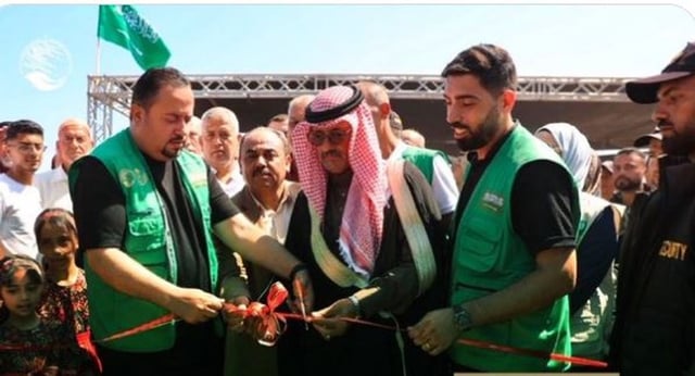المملكة تفتتح مدرسة جنوب قطاع غزة لمنح الأطفال فرصة لمواصلة تعليمهم