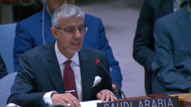 مندوب المملكة لدى الأمم المتحدة يدعو للالتزام بتعهدات منبر جدة بشأن السودان