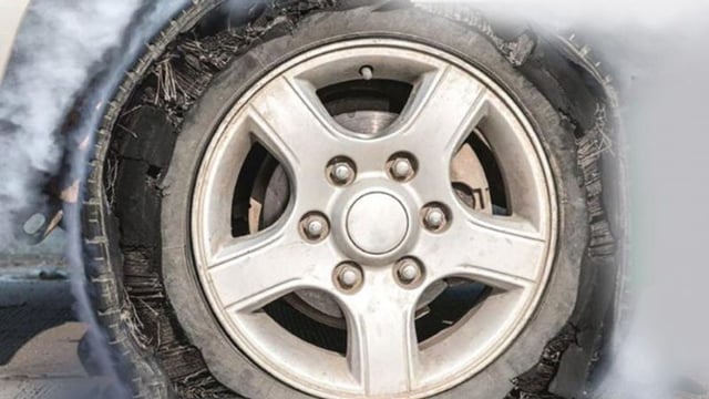 4 إرشادات من المرور لتفادي انفجار إطار المركبة مع ارتفاع درجات الحرارة
