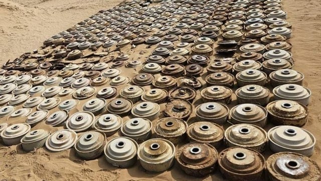 مشروع مسام ينزع 819 لغمًا من الأراضي اليمنية خلال أسبوع