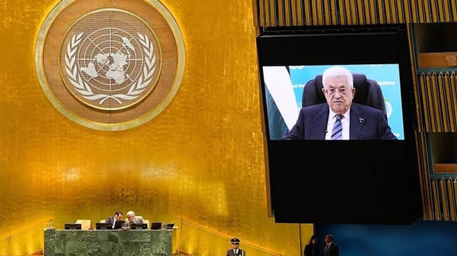 محمود عباس في كلمة عبر الفيديو أمام الأمم المتحدة: غزة تتعرض لحرب إبادة ونخشى «خطرًا أكبر قادمًا»