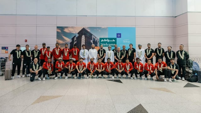 المنتخب العماني في جدة للمشاركة في كأس الخليج 27