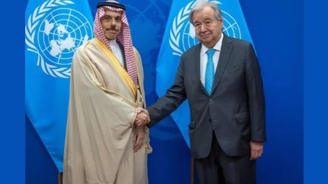 وزير الخارجية يعلن دعم المملكة لمركز الأمم المتحدة لمكافحة الإرهاب بمبلغ 6 ملايين دولار