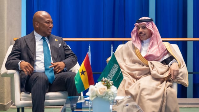 وزير الخارجية يلتقي نظيره الغاني على هامش أعمال الجمعية العامة للأمم المتحدة