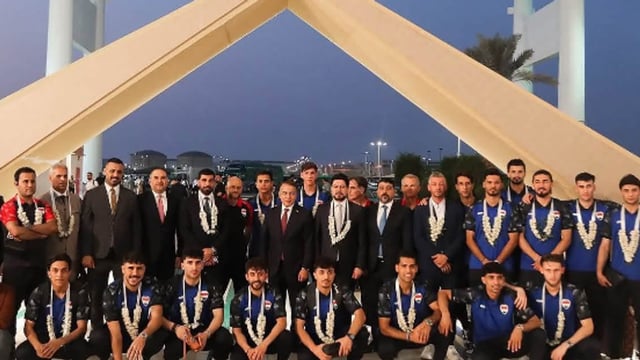وصول بعثة المنتخب العراقي إلى جدة استعدادًا للمشاركة في كأس الخليج 27
