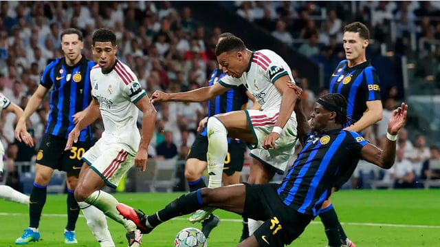 يال مدريد يكسب إنتر ميلان بهدفين في دوري أبطال أوروبا
