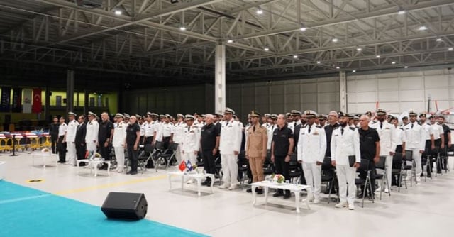 وزارة الدفاع تعلن تخريج الدفعة الثانية من متدربي القوات البحرية على منظومة الطائرة المسيّرة «الرعد» بتركيا