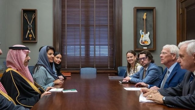 وزير الخارجية يبحث التنسيق والتعاون الدفاعي والأمني مع رئيس لجنة الخدمات المسلحة في مجلس الشيوخ
