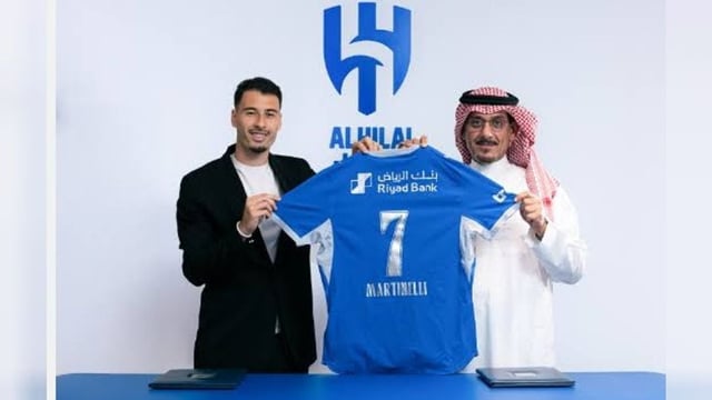 خاص لـ«عاجل».. ماذا قال وكيل مارتينيلي عن ارتداء قميص الهلال؟