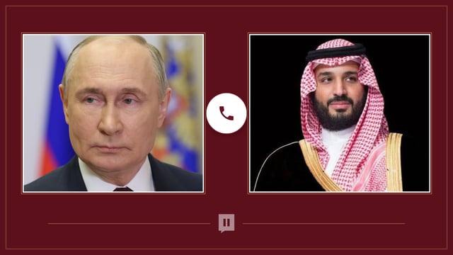 ولي العهد وبوتين يؤكدان أهمية المرور الآمن للسفن عبر الممرات الدولية