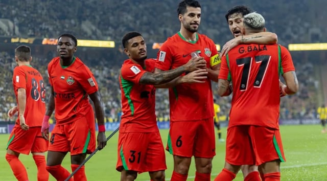 شباب الأهلي الإماراتي يفوز على الاتحاد  في دوري أبطال آسيا للنخبة