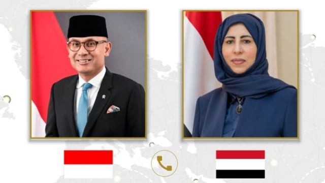 وزيرة الخارجية اليمنية تبحث مع نظيرها الإندونيسي مستجدات الأوضاع في اليمن والمنطقة