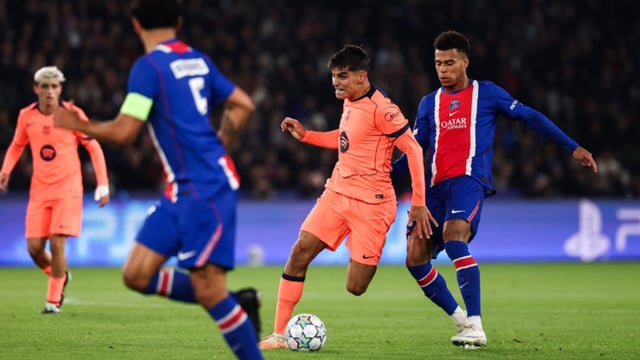 باريس سان جيرمان يفوز على برشلونة برباعية في دوري أبطال أوروبا