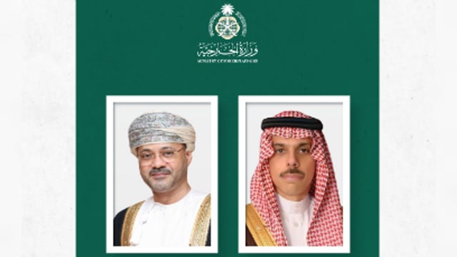 وزير الخارجية يبحث التطورات الإقليمية مع نظيره العُماني
