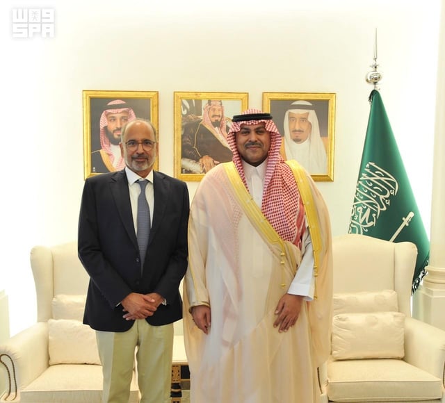 سفير المملكة في لبنان يبحث مع نائب المنسق الأممي الأوضاع الإنسانية