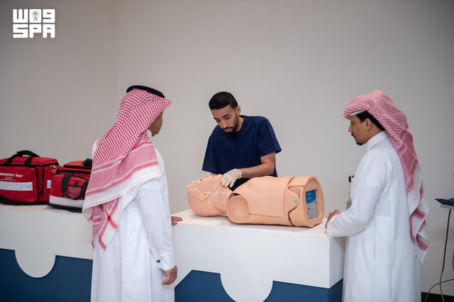 حرس الحدود والخدمات الطبية يقيمان فعاليات توعوية بمناسبة اليوم العالمي للإسعافات الأولية