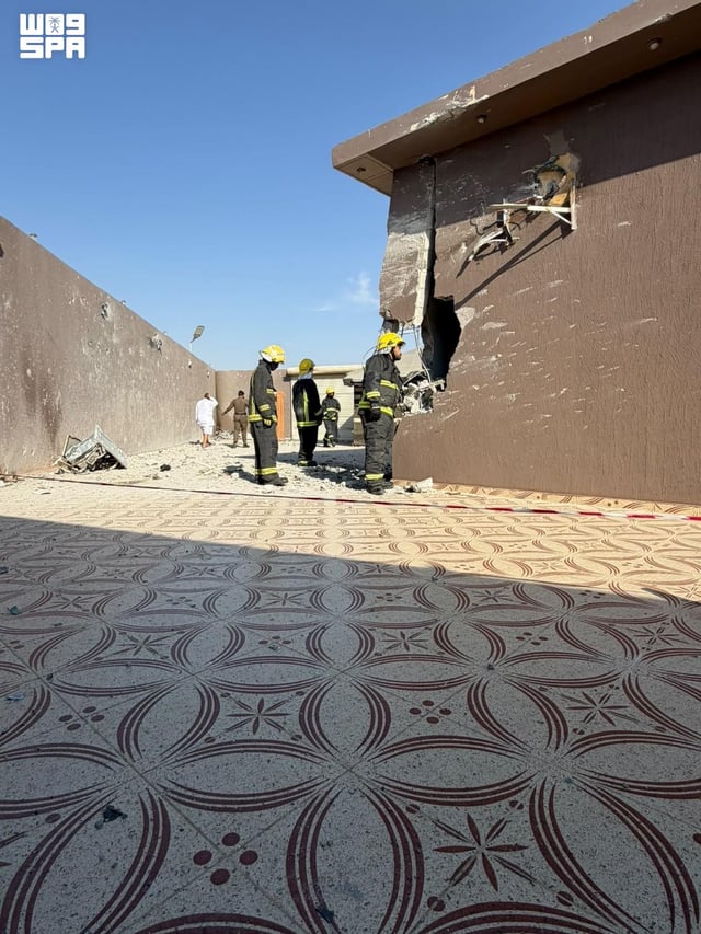 وفاة وإصابتان إثر سقوط شظايا طائرة مسيّرة معادية في الطائف
