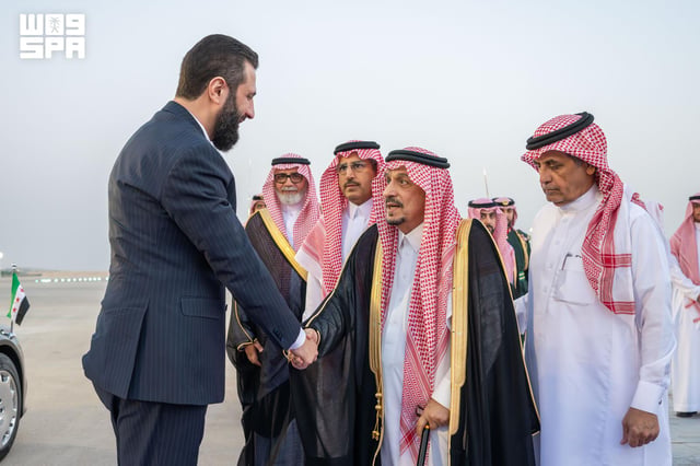 الرئيس السوري يغادر الرياض وأمير المنطقة في مقدمة مودعيه