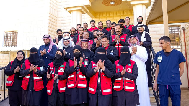 رئيس هيئة الهلال الأحمر السعودي يزور فرع منطقة الباحة ويقف على جاهزية المراكز وخطط التطوير