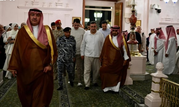  نائب الرئيس التركي يزور المسجد النبوي